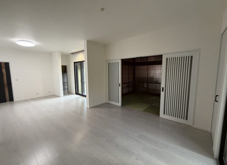 リフォームで広々LDKへ