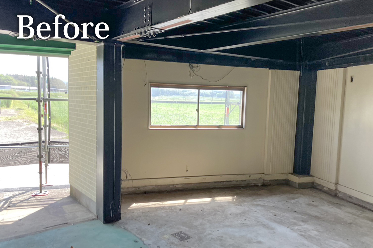 インナーガレージ付きオフィスビルリノベ