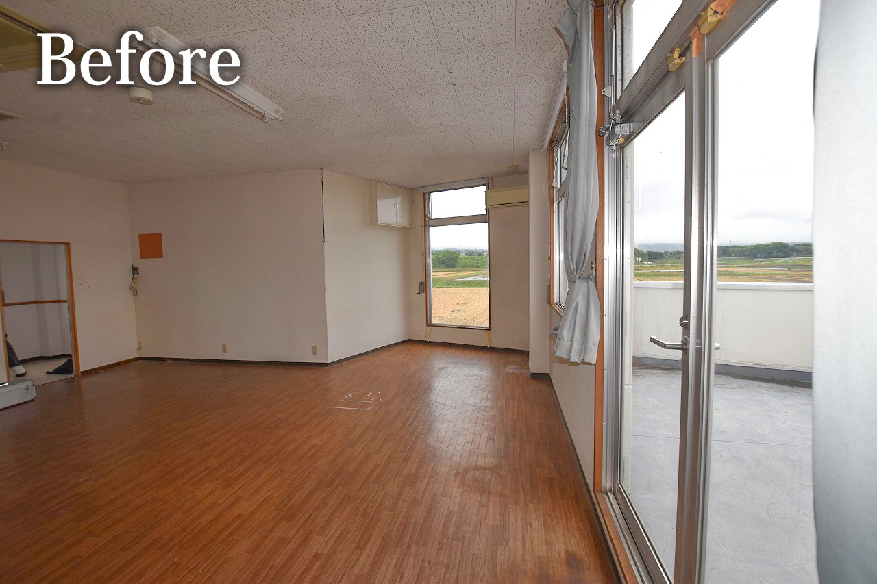 インナーガレージ付きオフィスビルリノベ