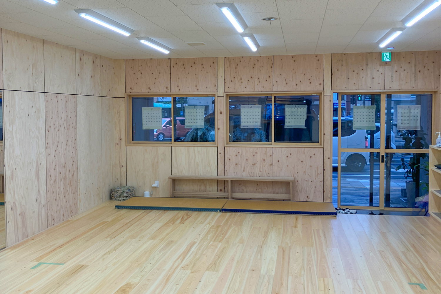 八百屋から一新、空手道場へリフォーム