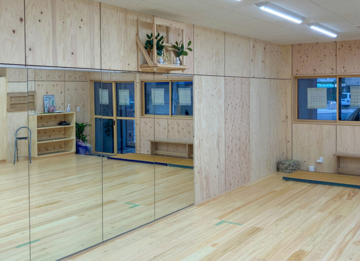 八百屋から一新、空手道場へリフォーム